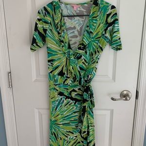 Lilly Pulitzer Wrap Dress.